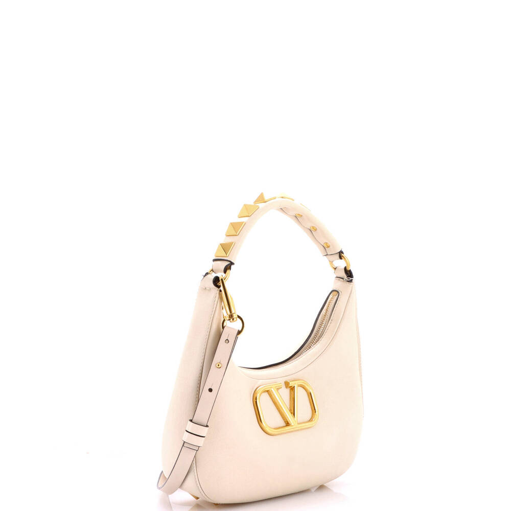 Valentino Garavani Stud Sign Zip Hobo Leather - Picture 2 of 7